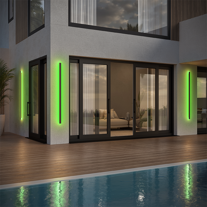 RGB Outdoor Lamp wall sconce 24 inches