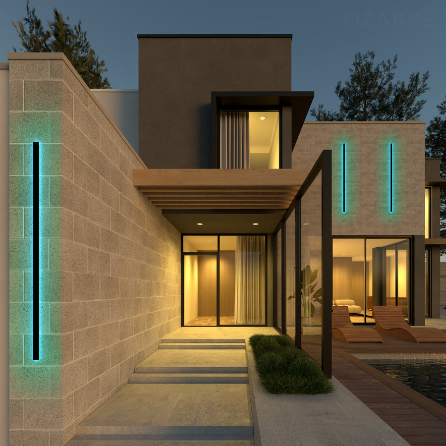 RGB Outdoor Lamp wall sconce 24 inches