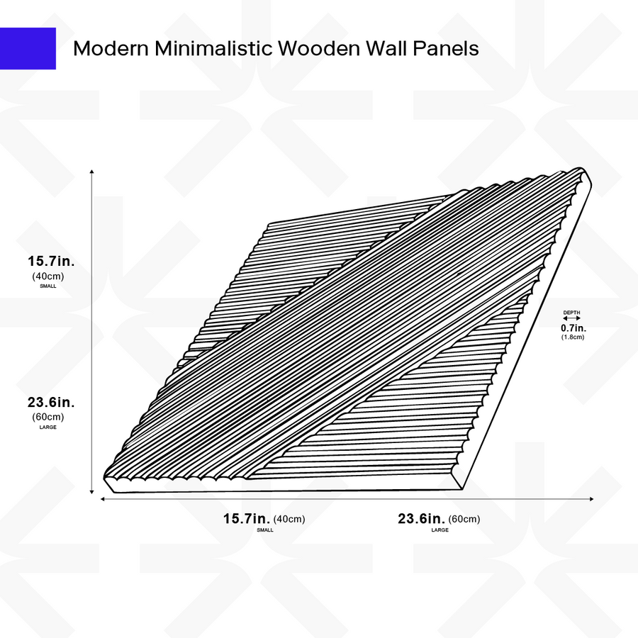 Modern solid wood panels