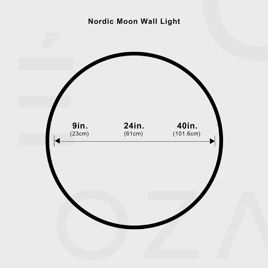 Nordic Moon Wall light