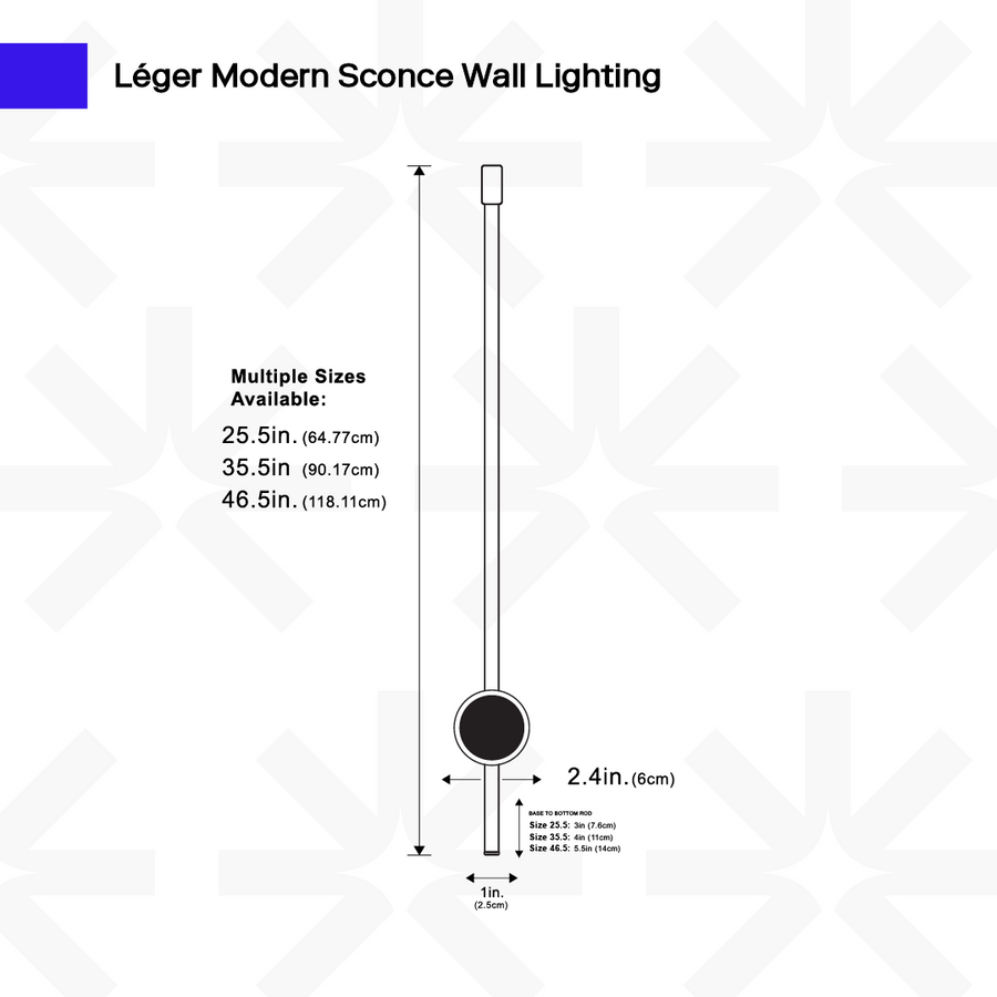 Minimalist modern wall sconce Gold & white