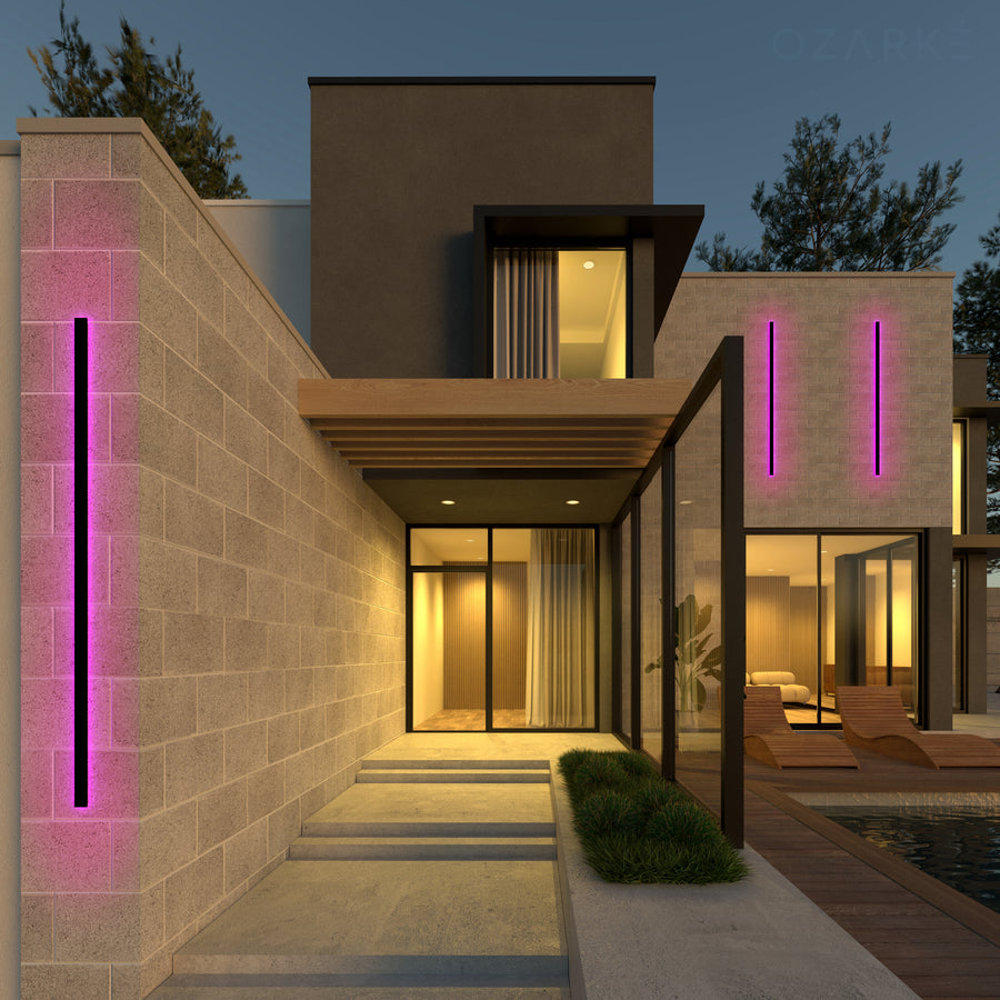 RGB Outdoor Lamp wall sconce 24 inches