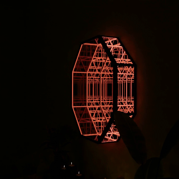 Inifnity LED Octagon Mirror