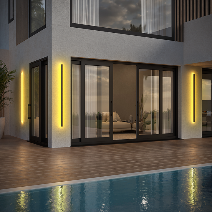 RGB Outdoor Lamp wall sconce 24 inches