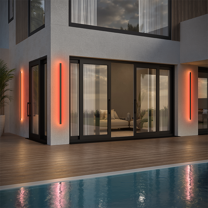 RGB Outdoor Lamp wall sconce 24 inches