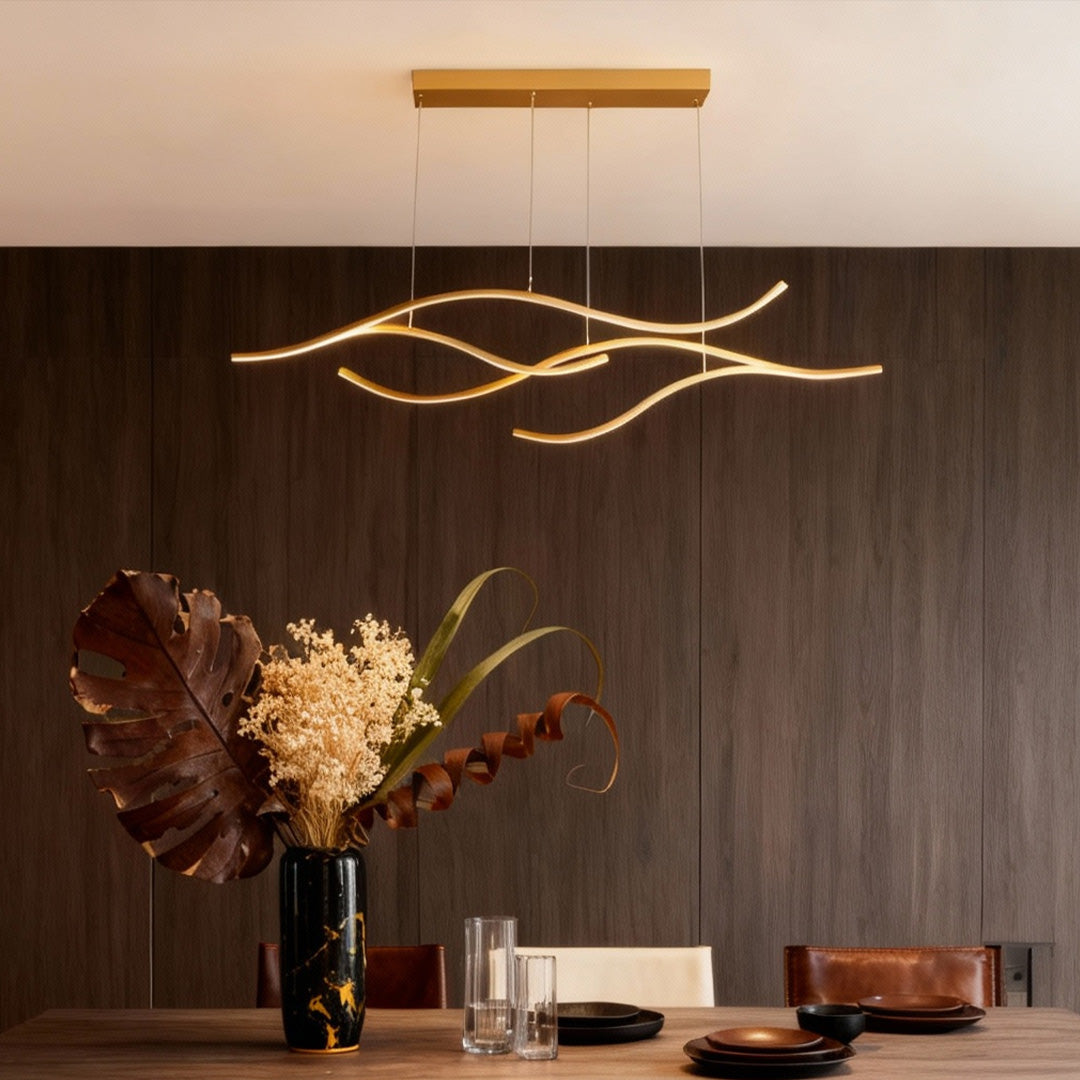 Curved LED Pendant light