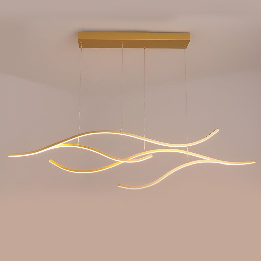 Curved LED Pendant light