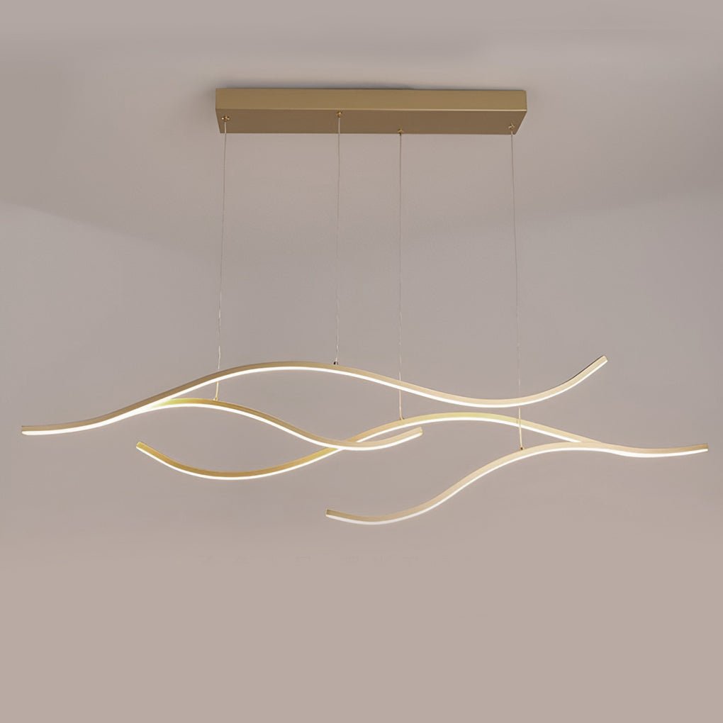 Curved LED Pendant light