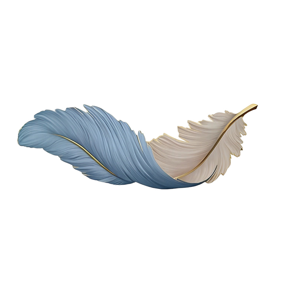 Feather wall lamp luxury led lamp