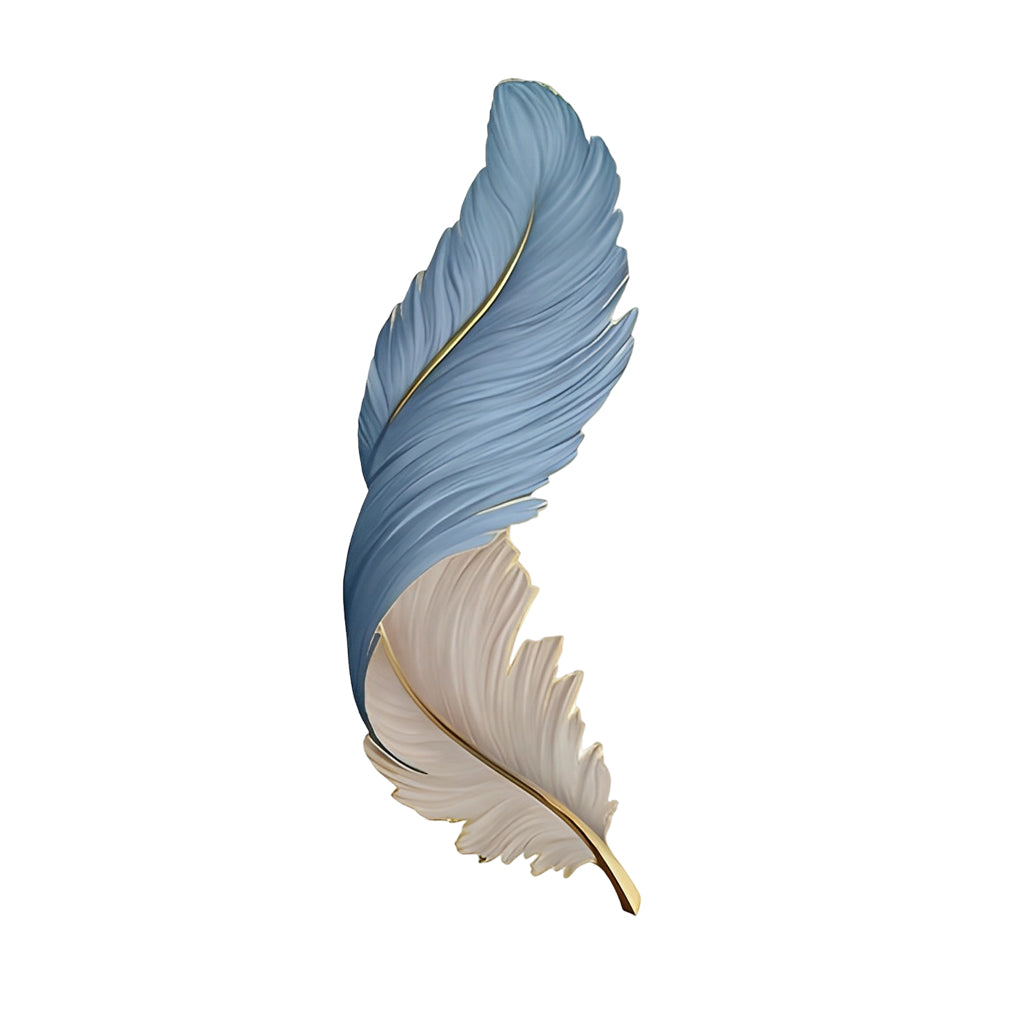 Feather wall lamp luxury led lamp