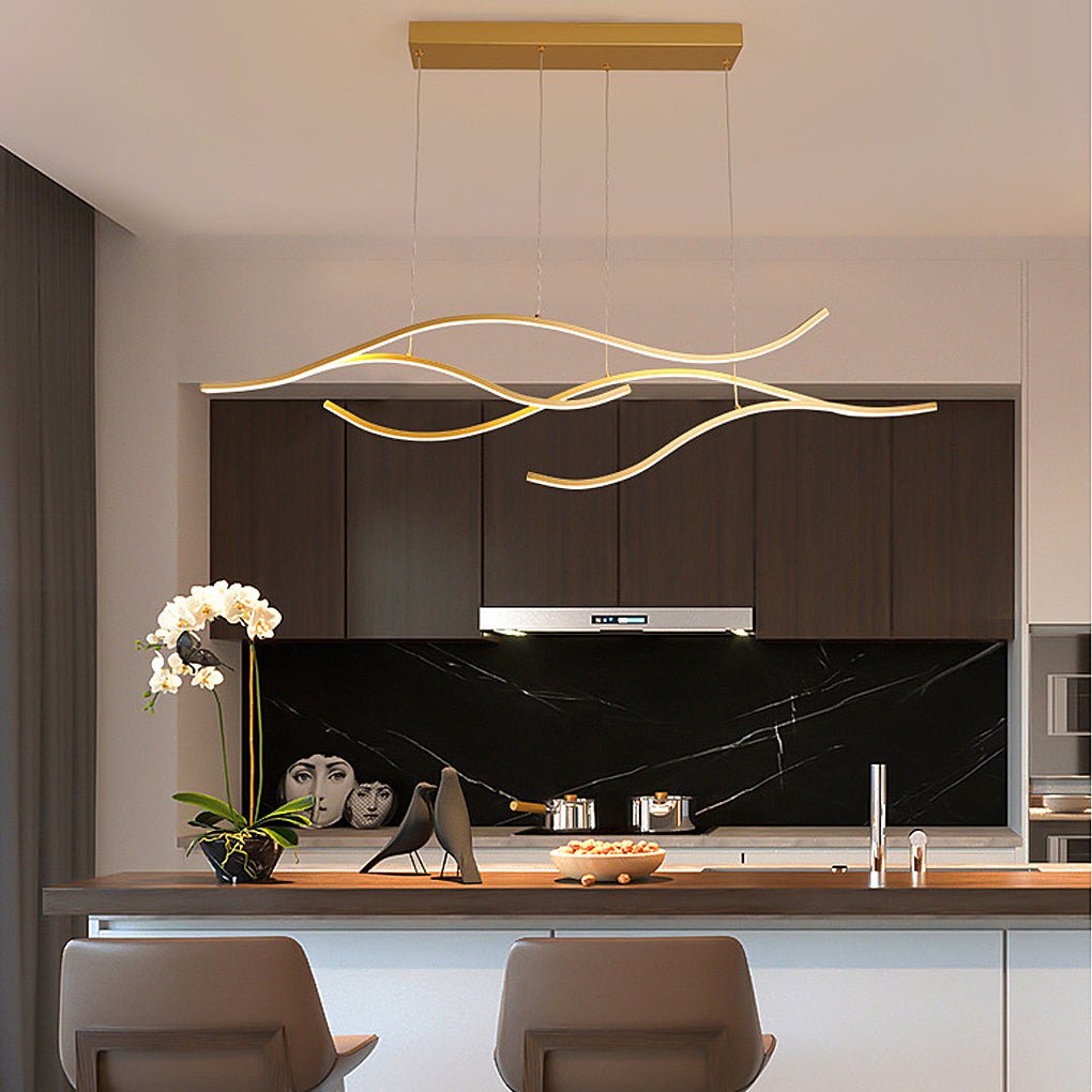 Curved LED Pendant light