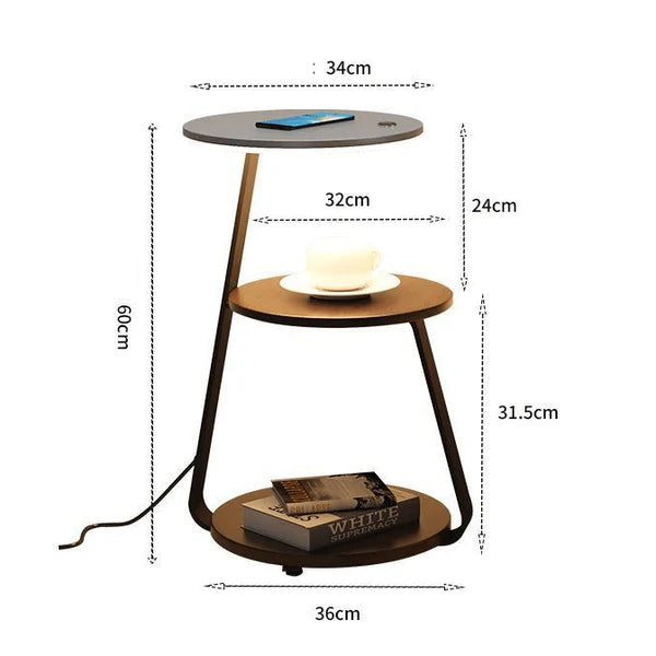 Onera Signature side table with led light