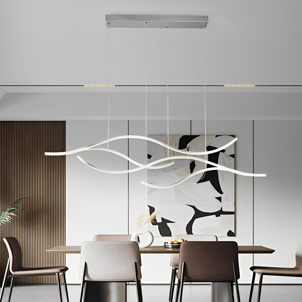 Curved LED Pendant light