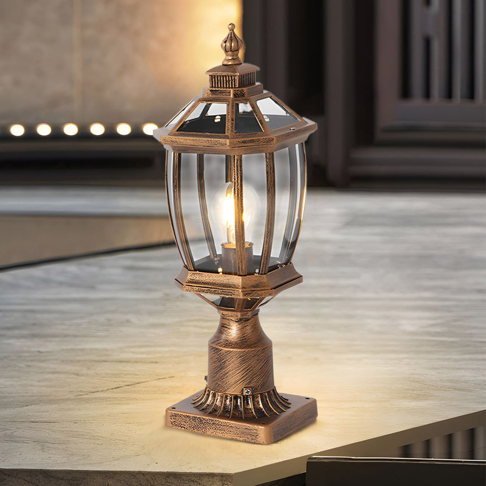 LED Solar pillar light for garden