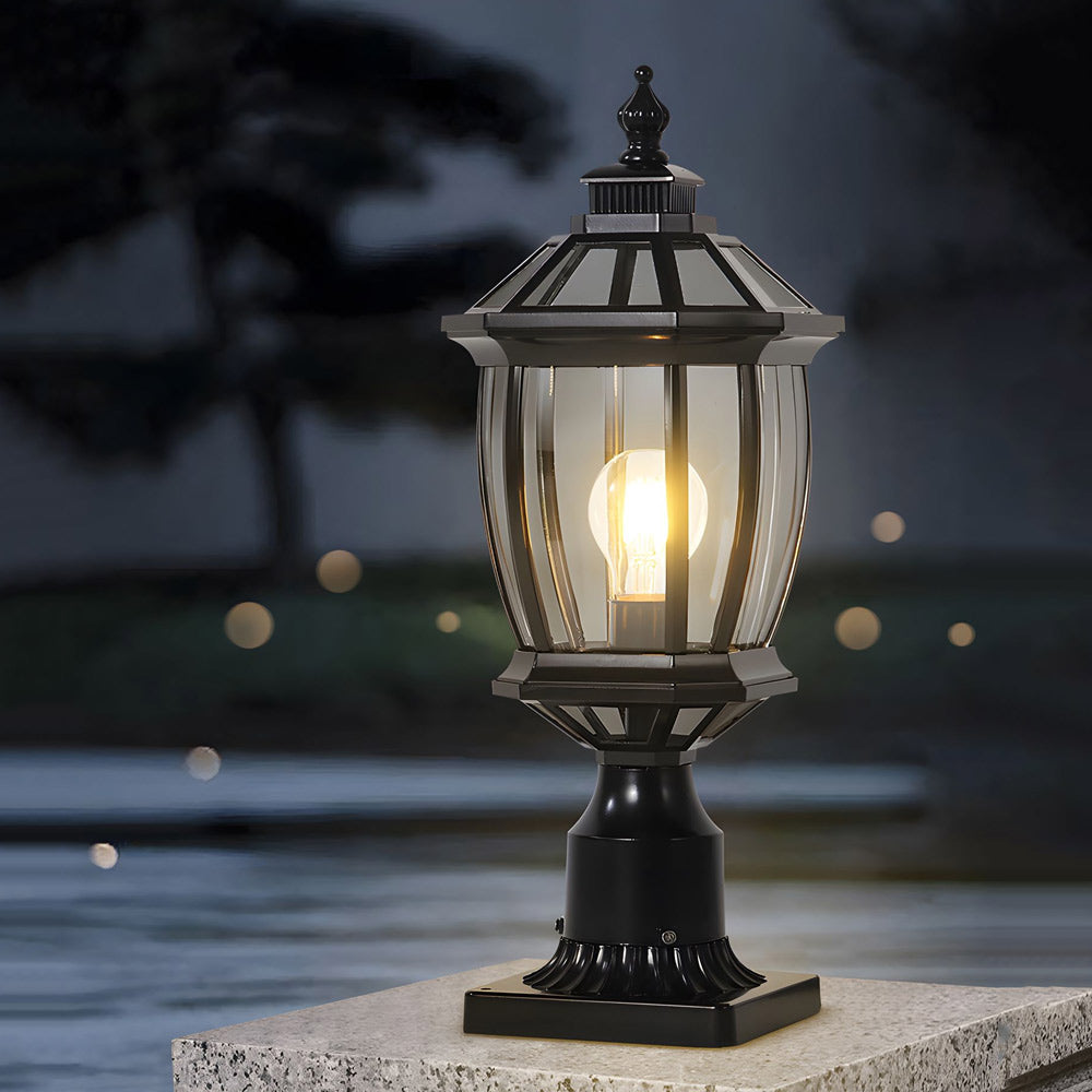 LED Solar pillar light for garden