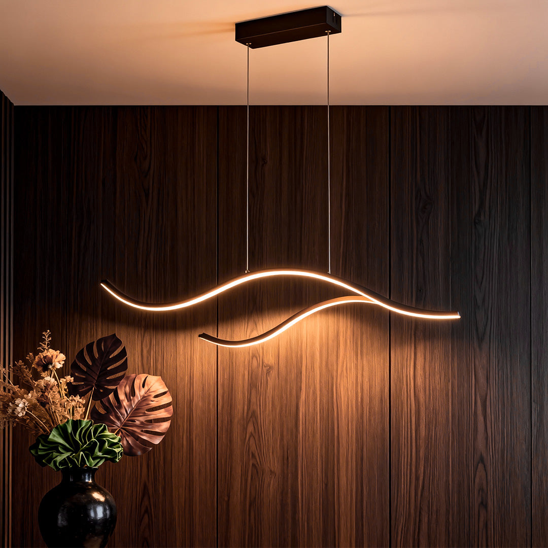 Curved LED Pendant light