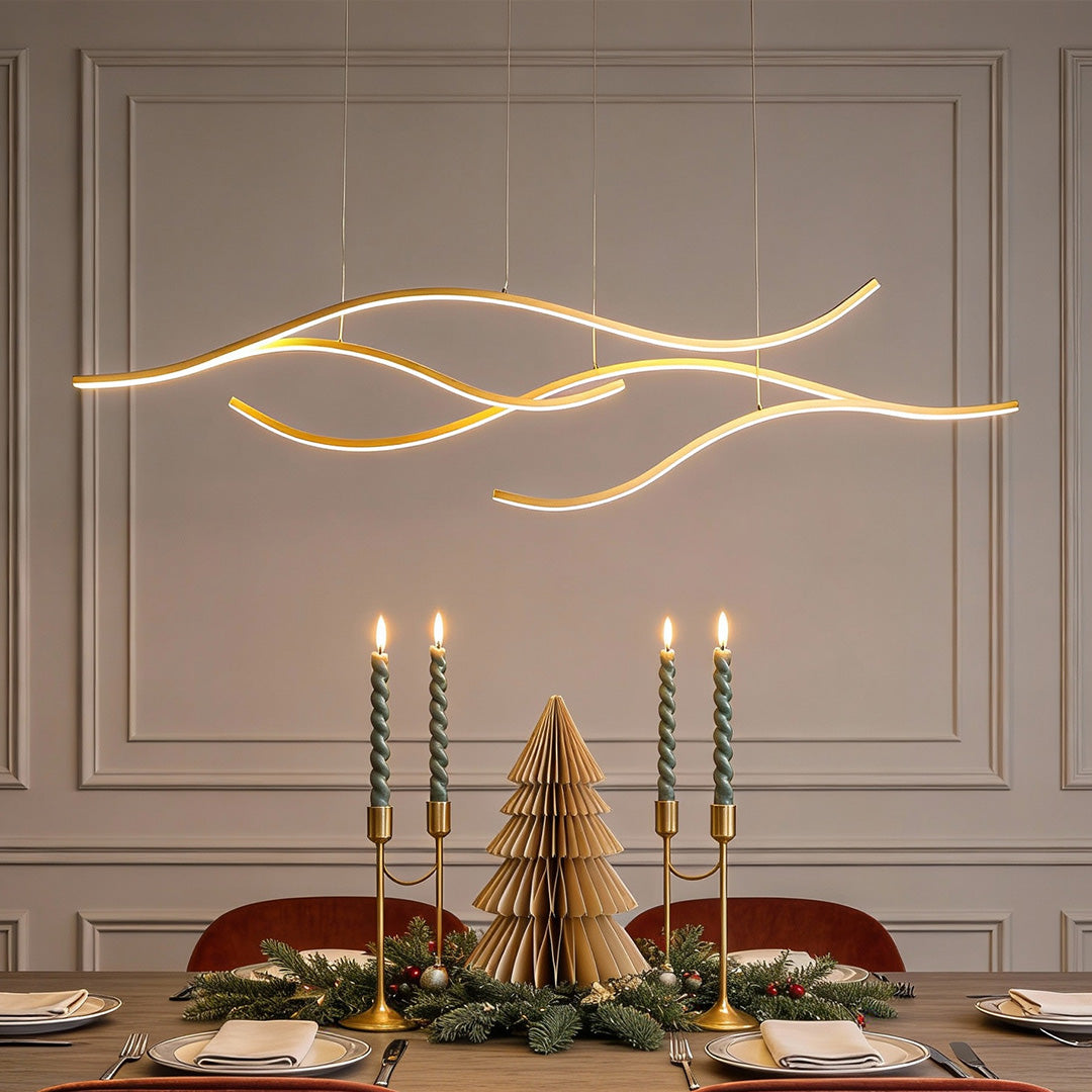 Curved LED Pendant light