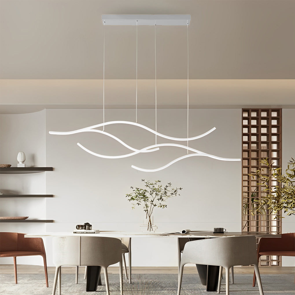 Curved LED Pendant light