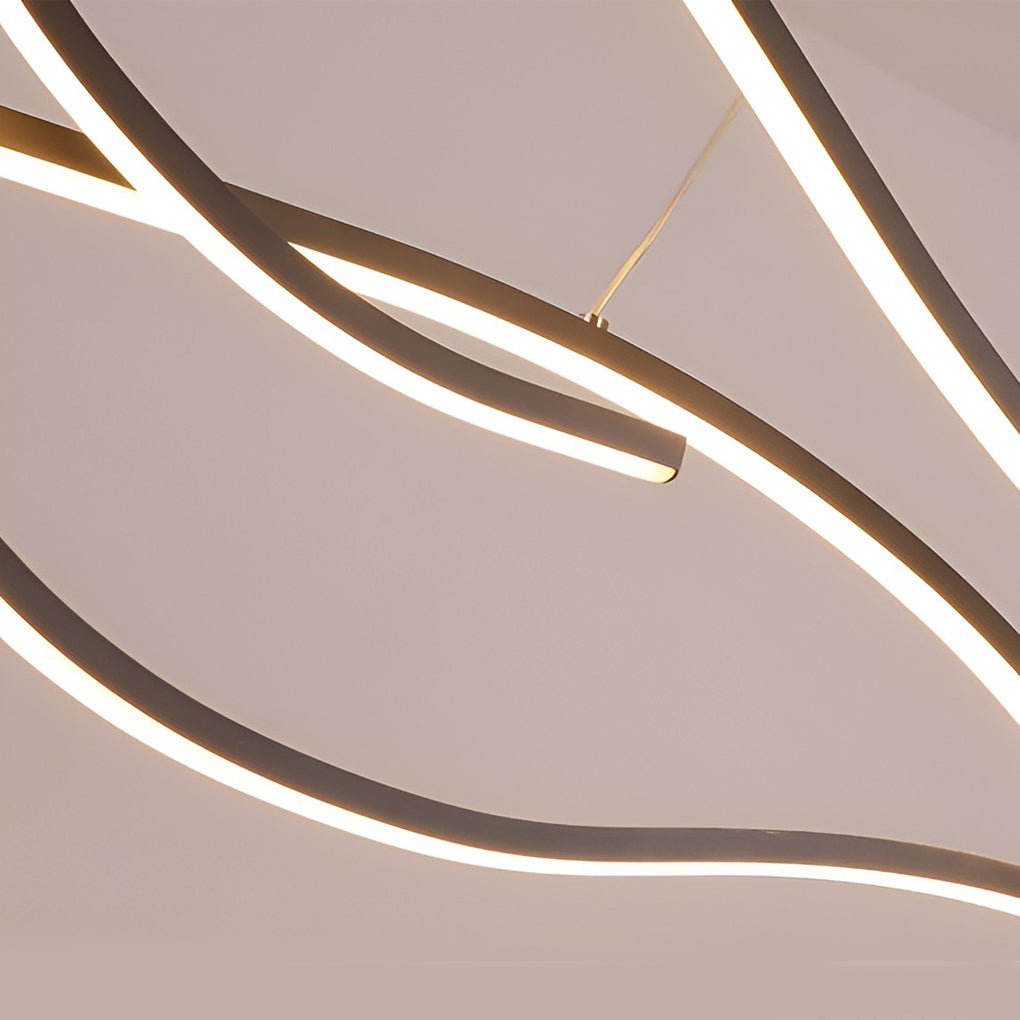 Curved LED Pendant light